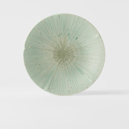 Side Plate 22cm Ice Green Glaze.