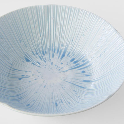 Bowl 21cm Ice Blue Glaze.