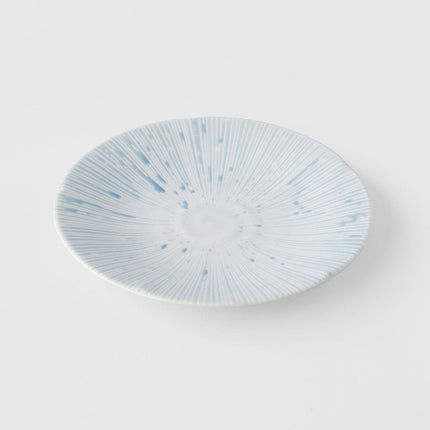 Tapas Plate 16.5cm Ice Blue Glaze.