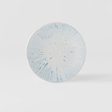 Tapas Plate 16.5cm Ice Blue Glaze.