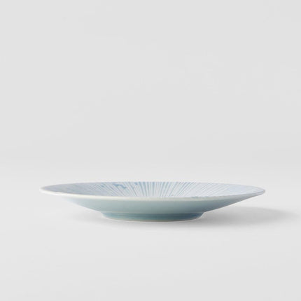 Tapas Plate 16.5cm Ice Blue Glaze.
