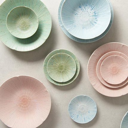 Tapas Plate 16.5cm Ice Blue Glaze.
