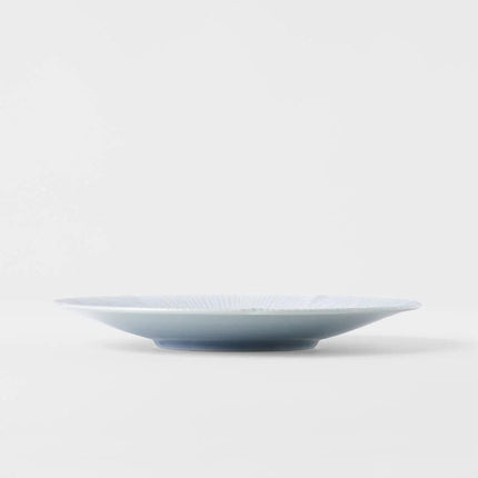 Side Plate 22cm Ice Blue Glaze.