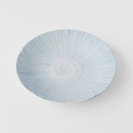 Dinner Plate 24.5cm Ice Blue Glaze.