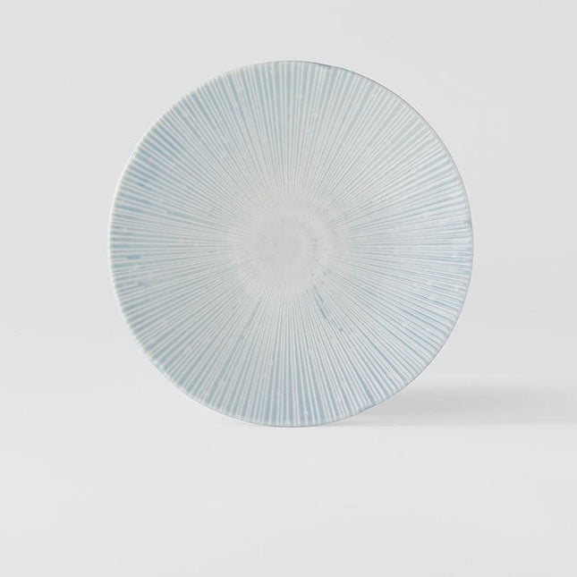 Dinner Plate 24.5cm Ice Blue Glaze.