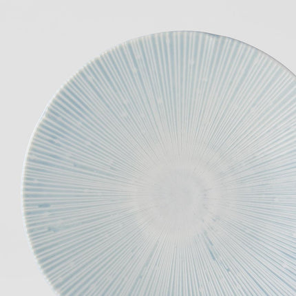 Dinner Plate 24.5cm Ice Blue Glaze.