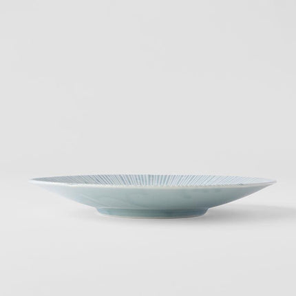 Dinner Plate 24.5cm Ice Blue Glaze.