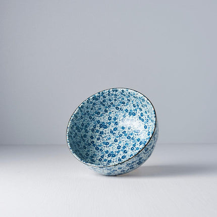 Bowl 16cm Blue Daisy Glaze.