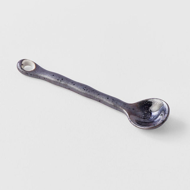 Spoon 12cm Black Speckle.