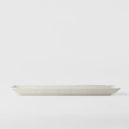 Dumpling Plate 33cm Green Brushstroke.