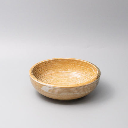 Bowl 24cm Burnt Orange Glaze.