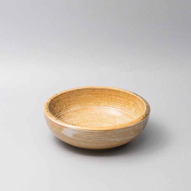 Bowl 24cm Burnt Orange Glaze.