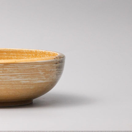 Bowl 24cm Burnt Orange Glaze.