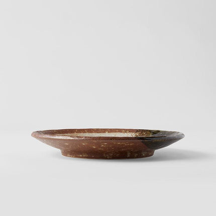 Dinner Plate 24.3cm Brick Zen Brush Glaze.