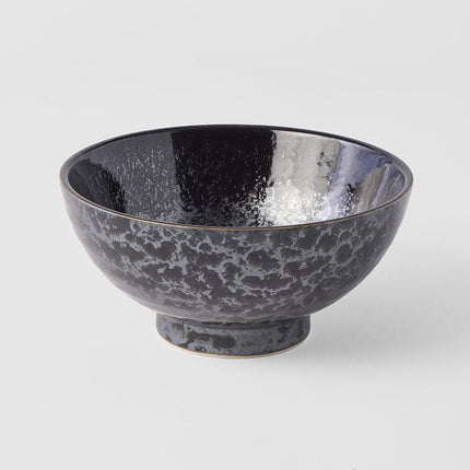 Udon Bowl 19.5cm Black Pearl Glaze.