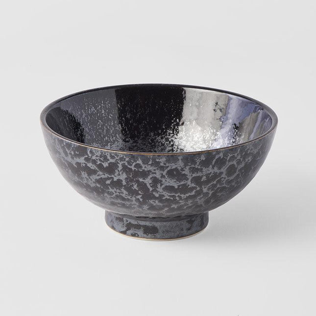 Udon Bowl 19.5cm Black Pearl Glaze.