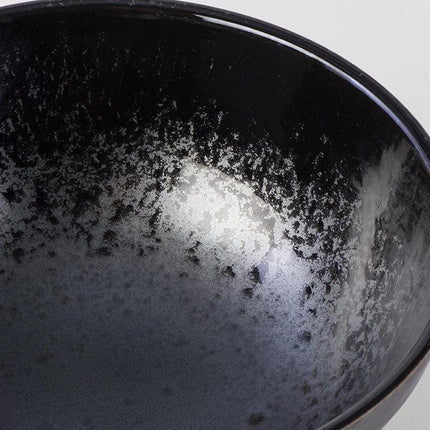 Udon Bowl 19.5cm Black Pearl Glaze.