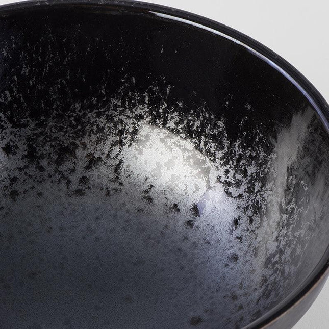 Udon Bowl 19.5cm Black Pearl Glaze.