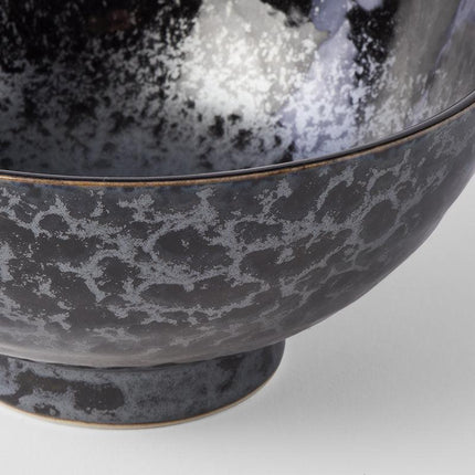 Udon Bowl 19.5cm Black Pearl Glaze.