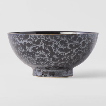 Udon Bowl 19.5cm Black Pearl Glaze.