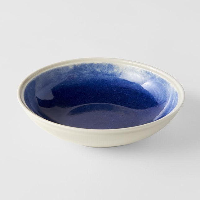 Pasta Bowl 21cm Ocean Blue Glaze.