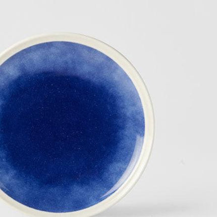 Plate 14.3cm Small Ocean Blue Glaze.