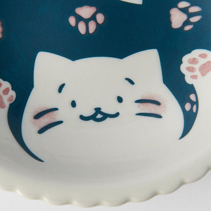Pasta Bowl 21cm Paw Prints Cat Design.