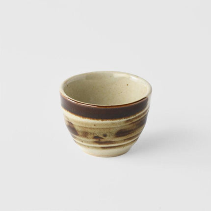 Sake Cup 4.3cm Wheat Glaze.