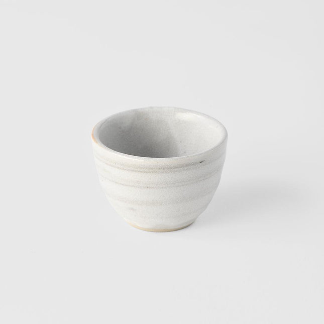 Sake Cup 20ml White Glaze.