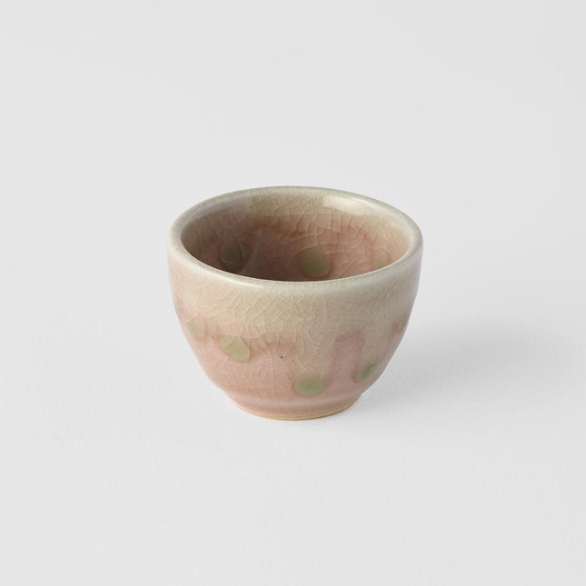 Sake Cup 30ml Blush Pink Glaze.