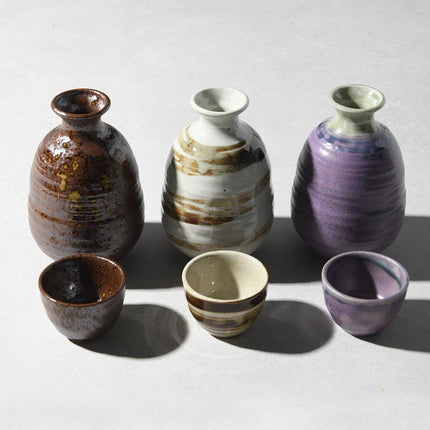 Sake Jug 280ml Ink Fade Glaze.