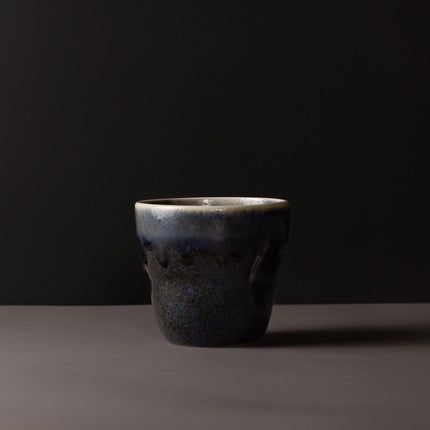 Mug Yunomi 280ml Dark Indigo Glaze.