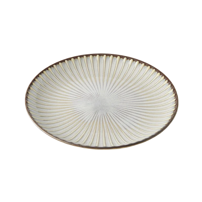 Plate 16cm White Sendan Glaze.