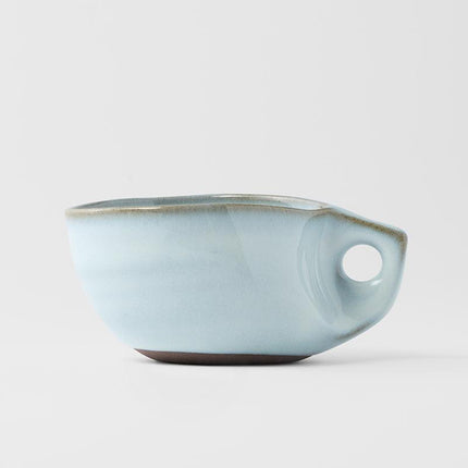 Cup 100ml Arc Ice Blue Glaze.