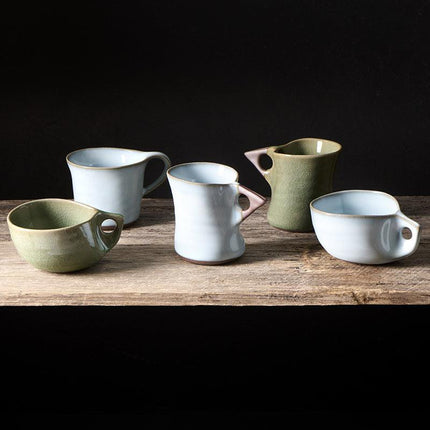 Cup 100ml Arc Ice Blue Glaze.