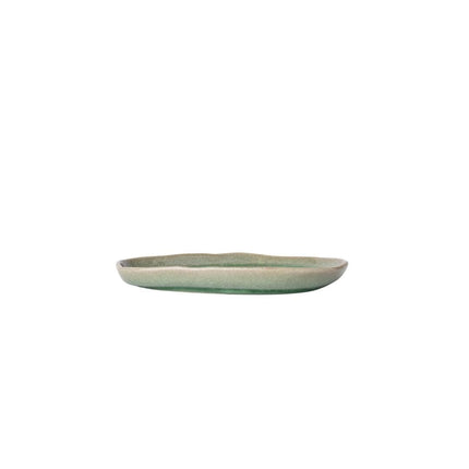 Saucer Arc Green Glaze.