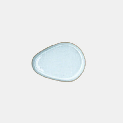 Saucer Arc Cloud Blue Glaze.