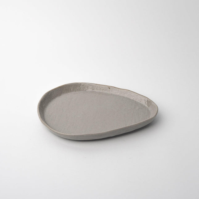 Saucer Arc Grey Glaze.