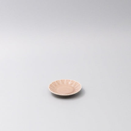 Sauce Dish 8cm Scallop Blush Gloss Glaze.