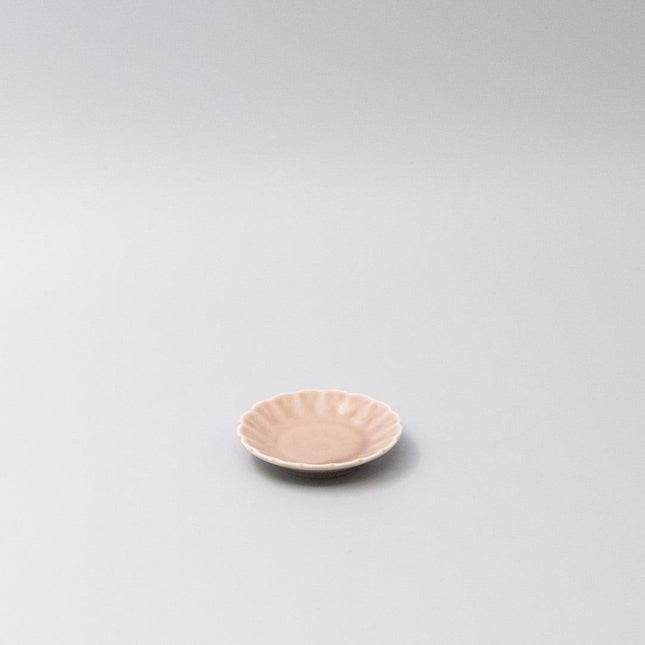 Sauce Dish 8cm Scallop Blush Gloss Glaze.