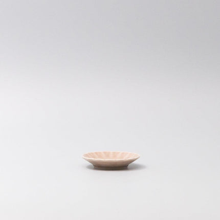 Sauce Dish 8cm Scallop Blush Gloss Glaze.