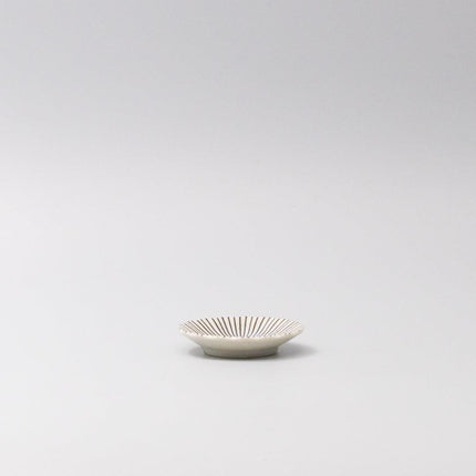 Sauce Dish 8cm Radiant Line Indigo Stripe Glaze.