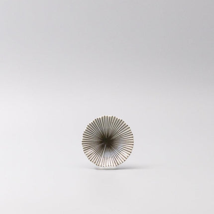 Sauce Dish 8cm Radiant Line Indigo Stripe Glaze.
