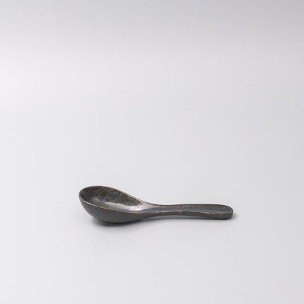 Spoon 16cm Dark Blue Glaze.