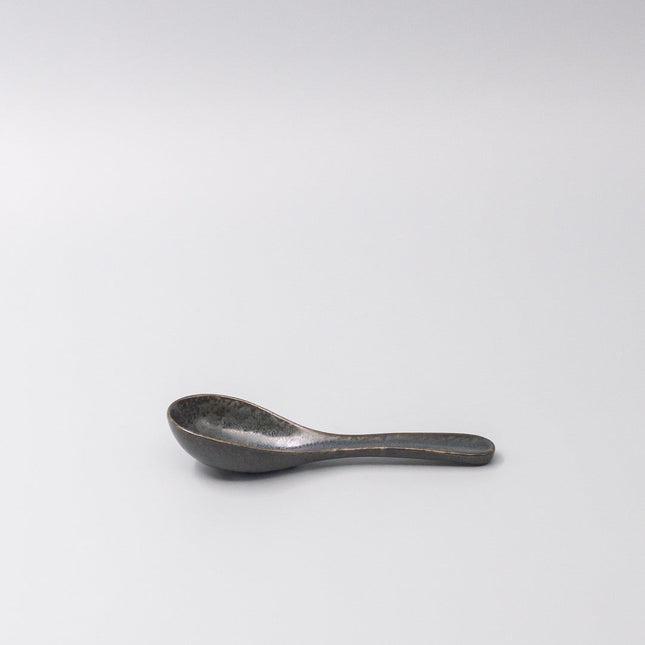 Spoon 16cm Dark Blue Glaze.
