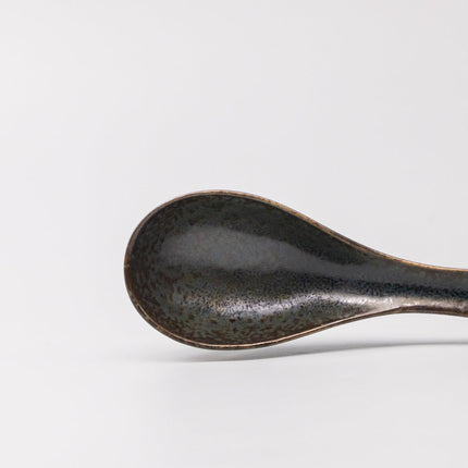 Spoon 16cm Dark Blue Glaze.