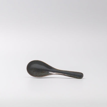 Spoon 16cm Dark Blue Glaze.