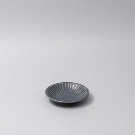 Sauce Dish 9.5cm Sunburst Dark Navy Glaze.