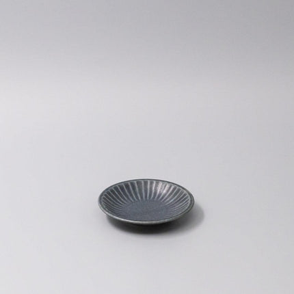 Sauce Dish 9.5cm Sunburst Dark Navy Glaze.