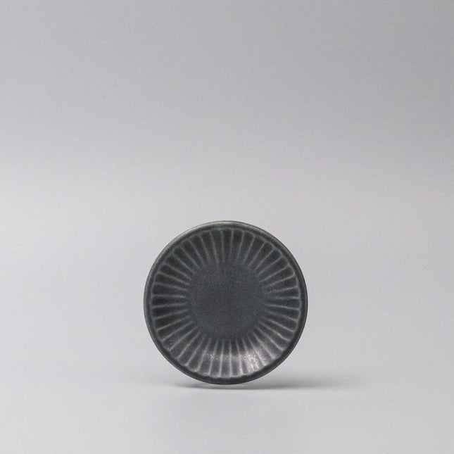 Sauce Dish 9.5cm Sunburst Dark Navy Glaze.